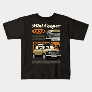 Mini Cooper 1959 MK1 Morris Kids T-Shirt